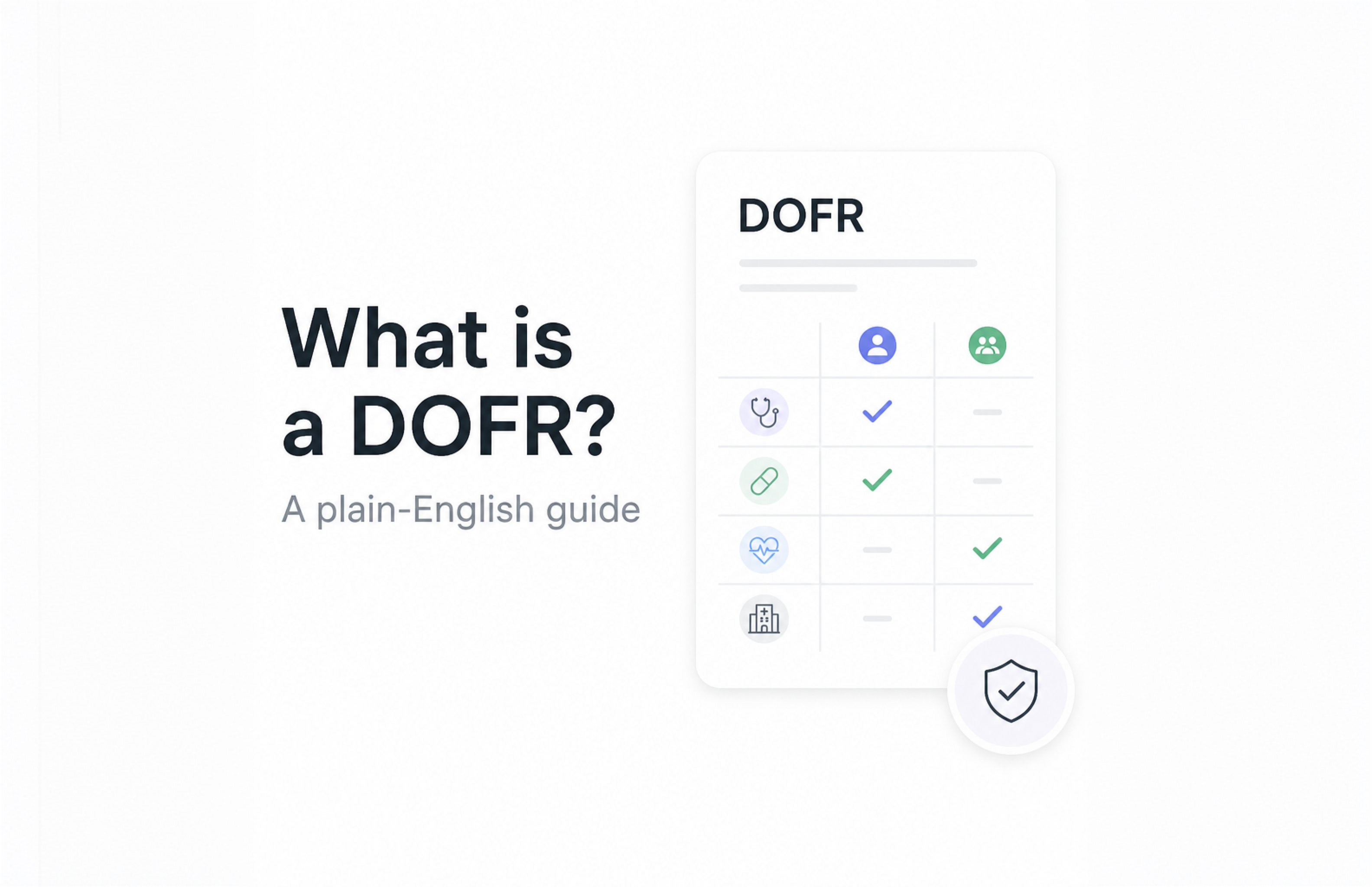 What Is a DOFR? A Plain-English Guide
