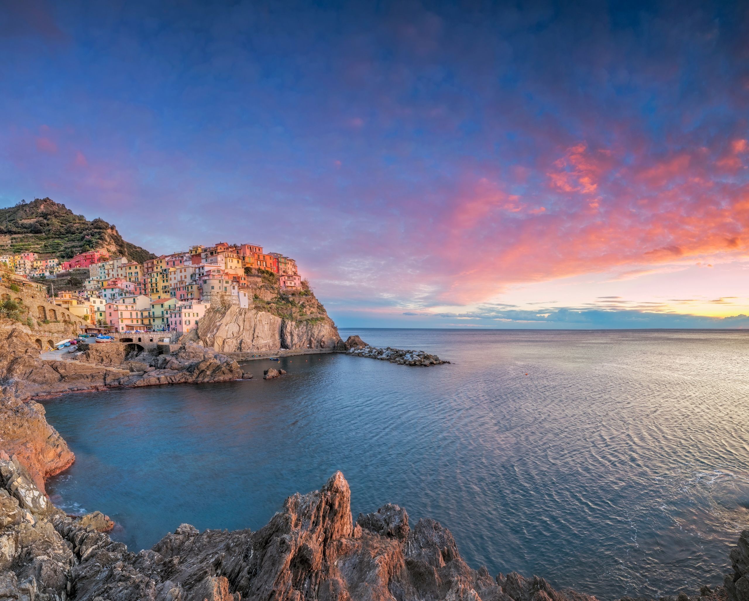 Oversiktsbilde Manarola