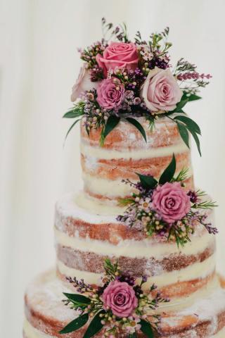 Tiered celebration cake