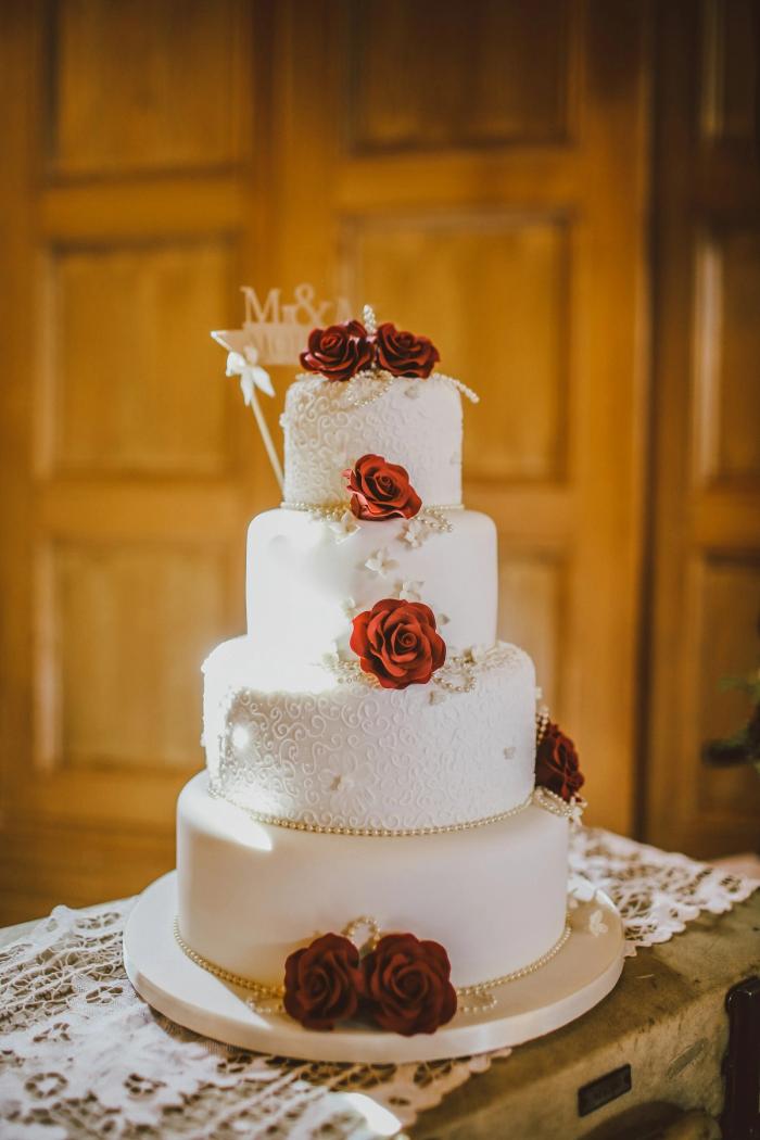 A wedding cake