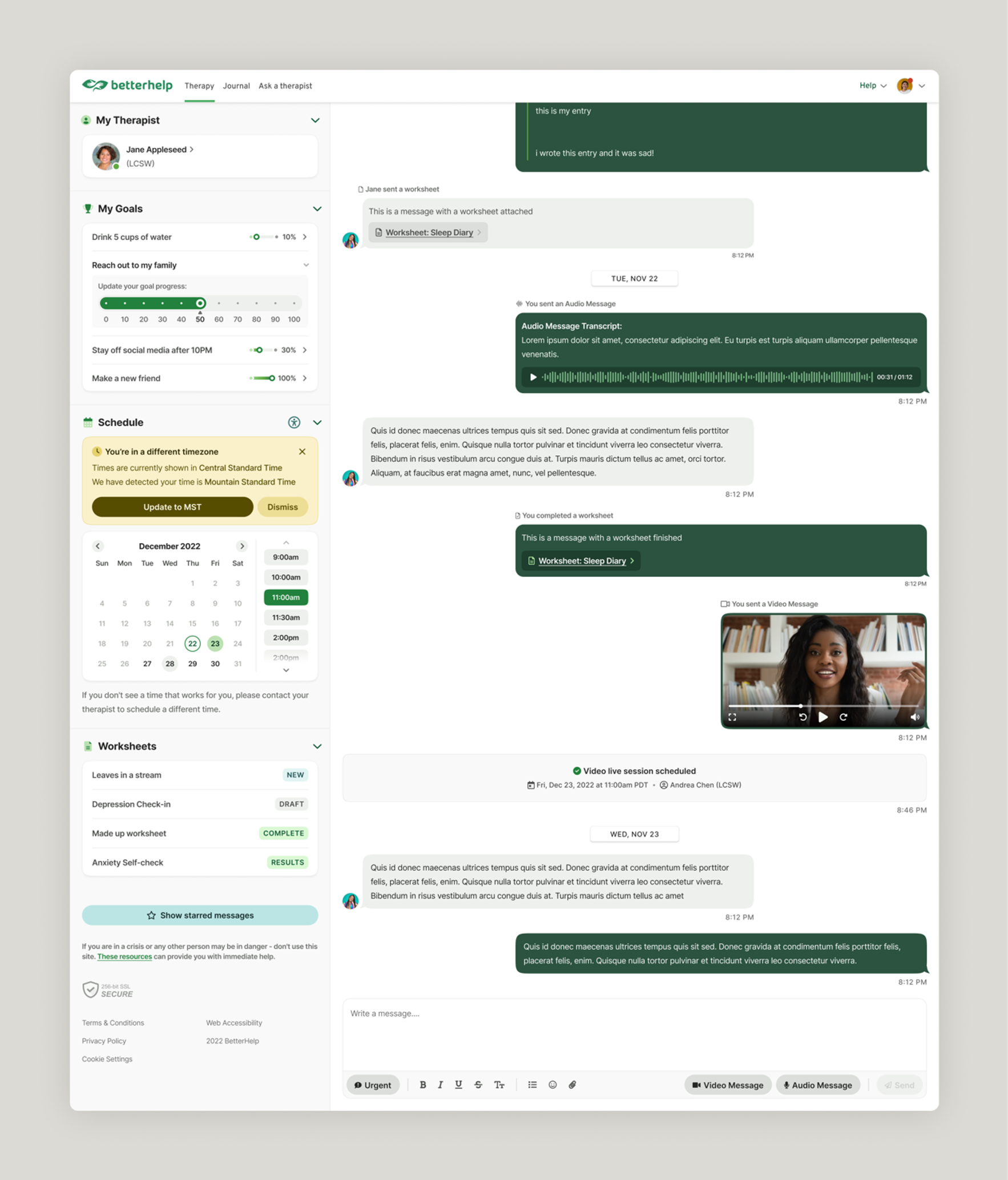 My redesign of the sessions page as part of a broader rebrand project.