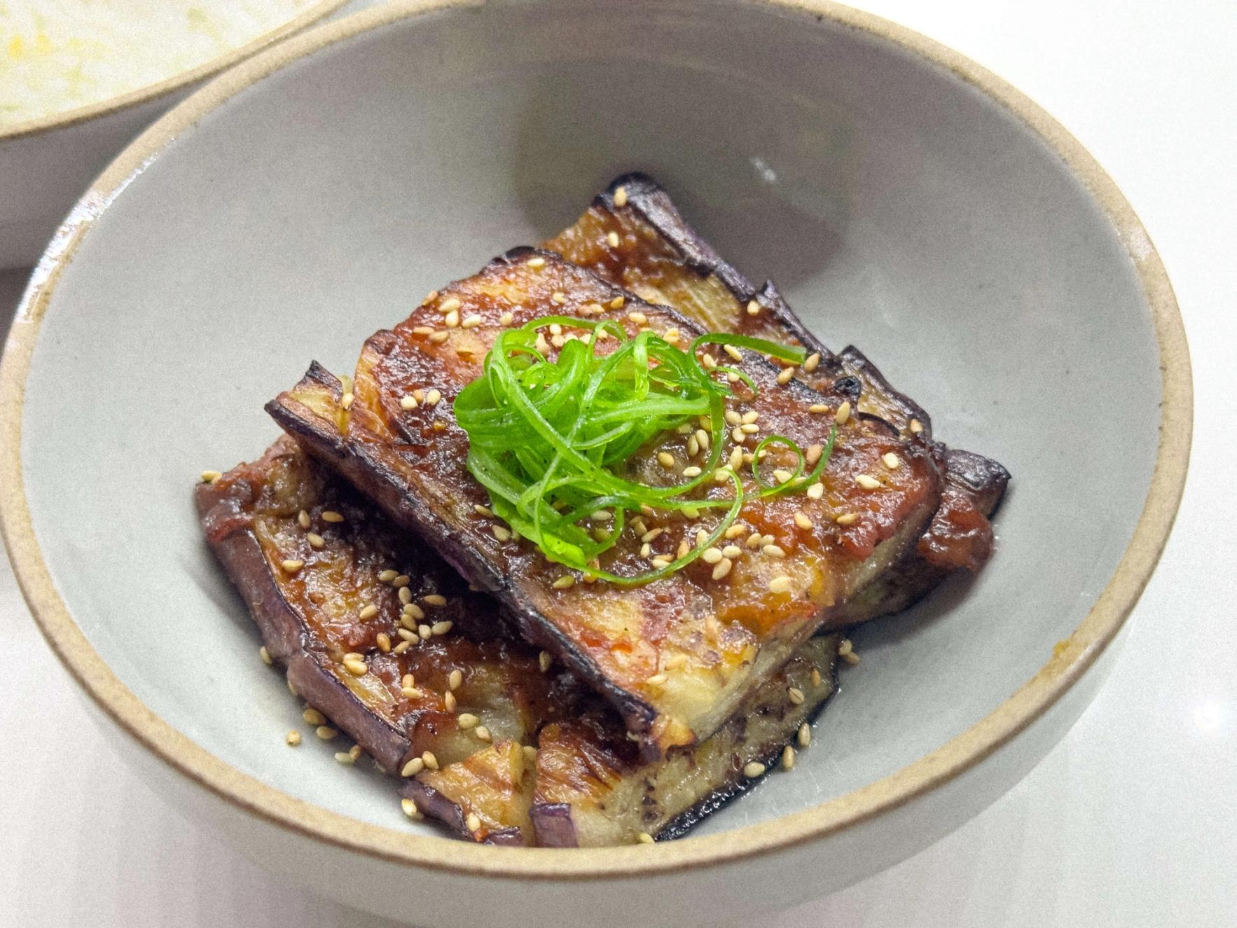 Roasted eggplant