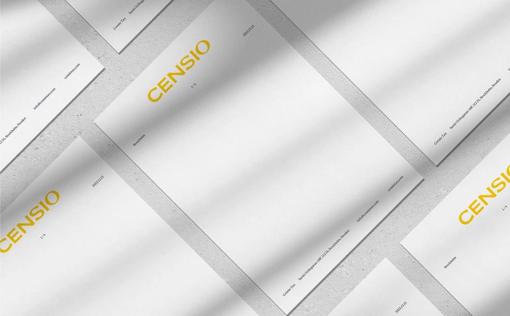 Censio - Letterhead