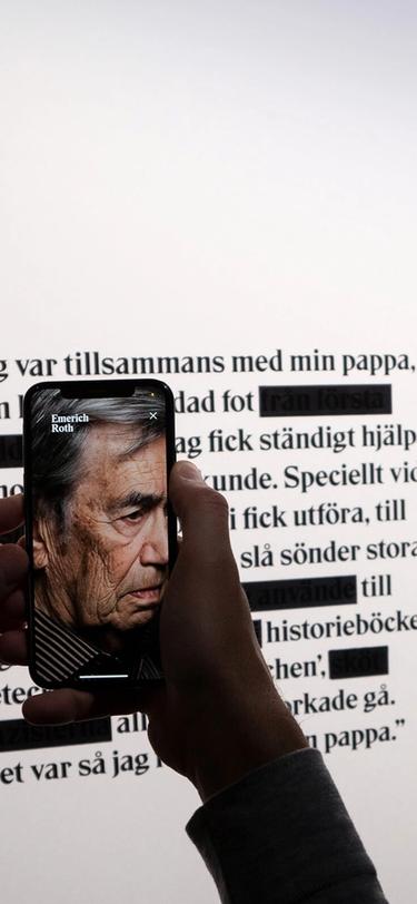 Fading Stories AR-app and poster
