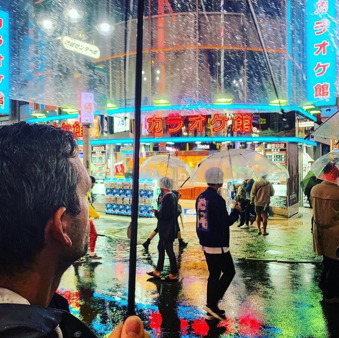 A rainy day in Tokyo