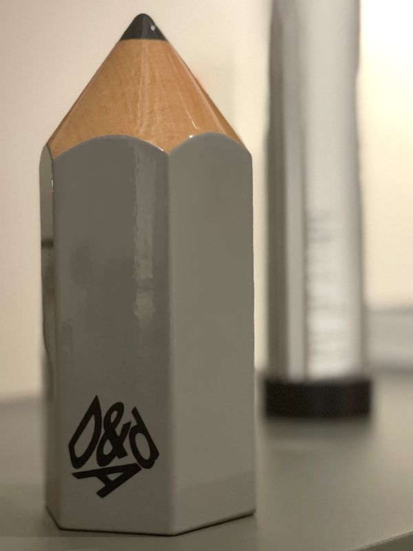 Graphite pencil in D&AD