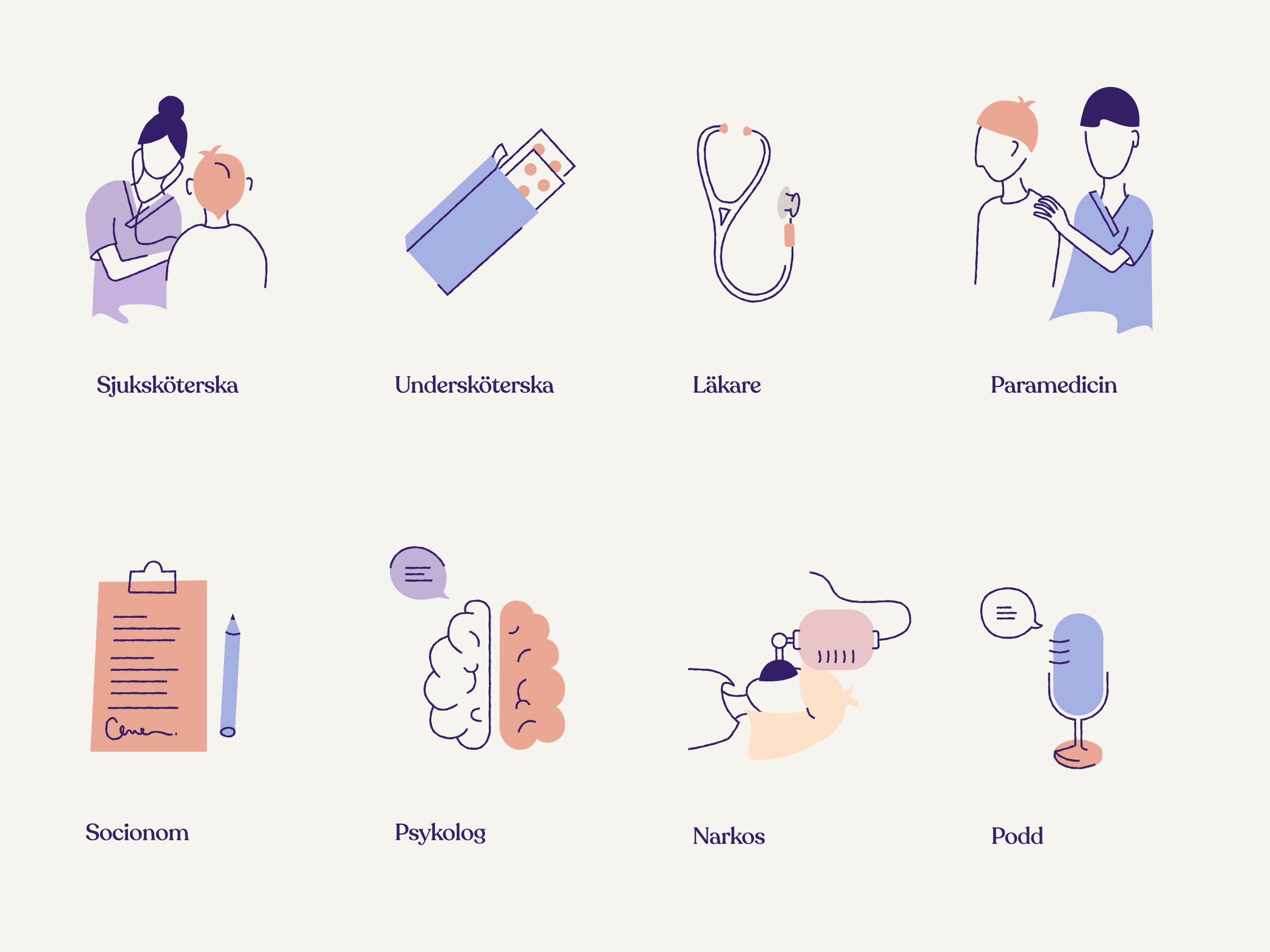 Medcura - Illustrations