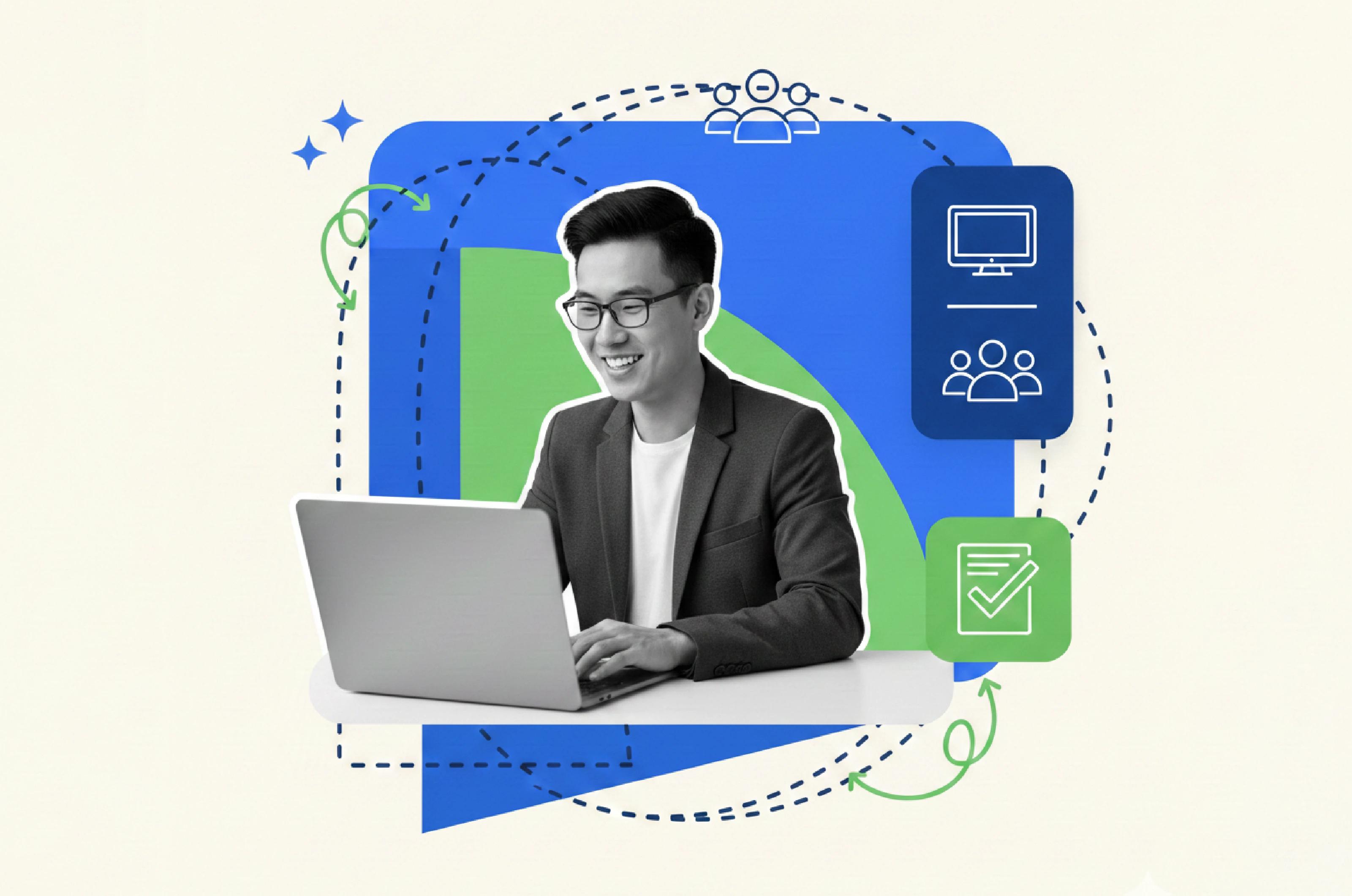 software and webinars work together