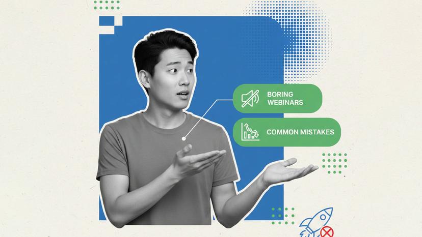 Common Errors That Make Webinars Boring And How to Fix Them