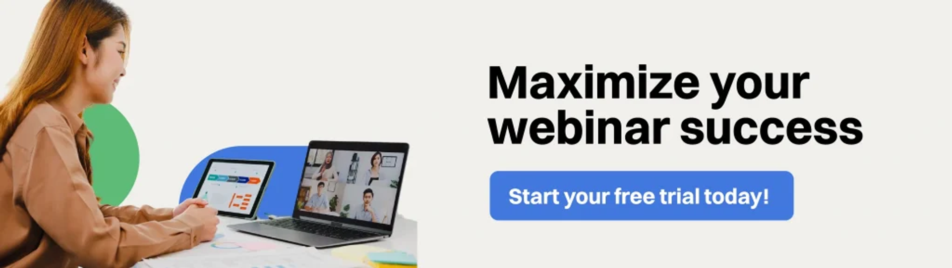 Visual comparing pre-recorded and live webinars, showcasing key benefits like engagement, scalability, and conversions for B2B marketers and event planners