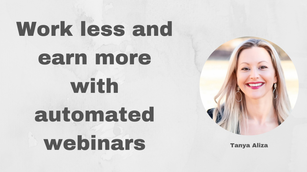 Tanya Aliza interview with EasyWebinar blog 