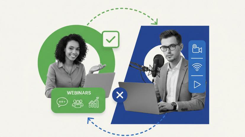 webinar vs live streaming guide