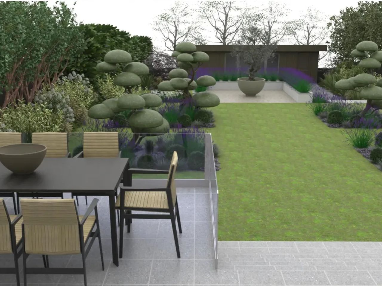 Large Sloped Garden