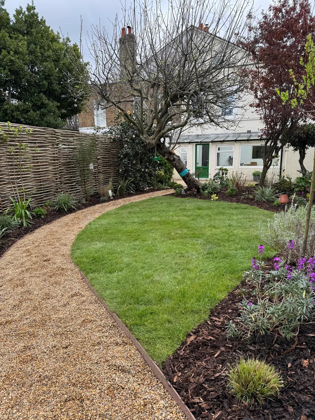 A garden we've restored