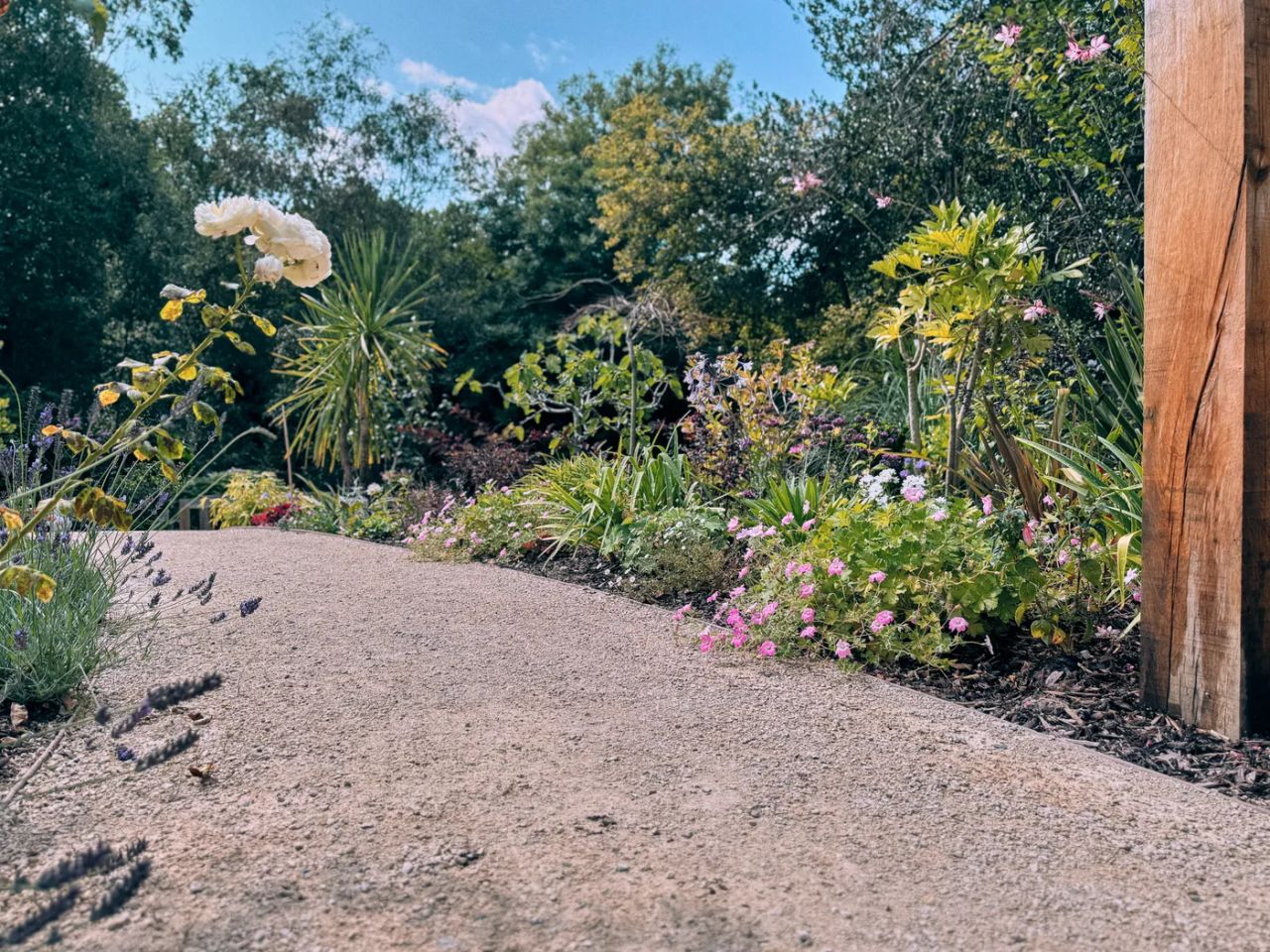 Contemporary English Tiered Garden