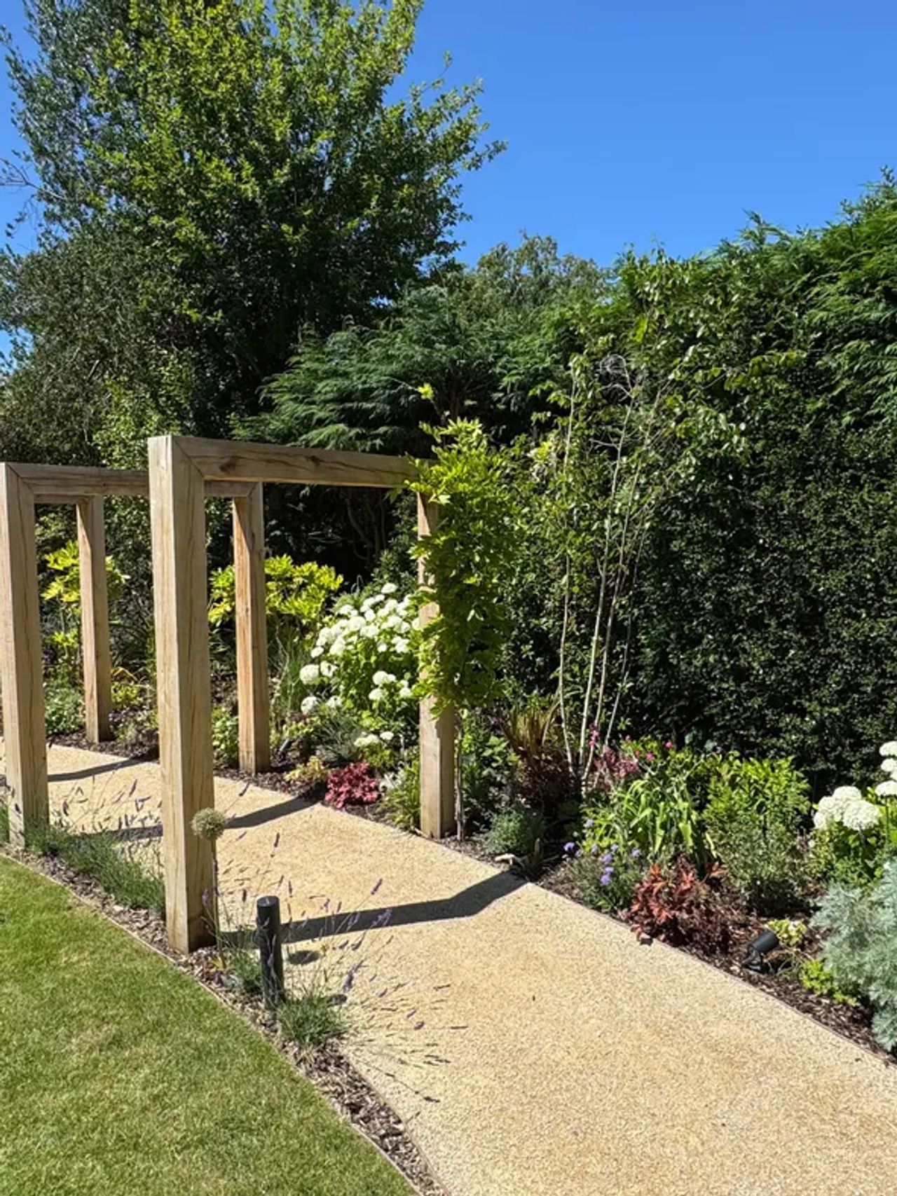 Contemporary English Tiered Garden
