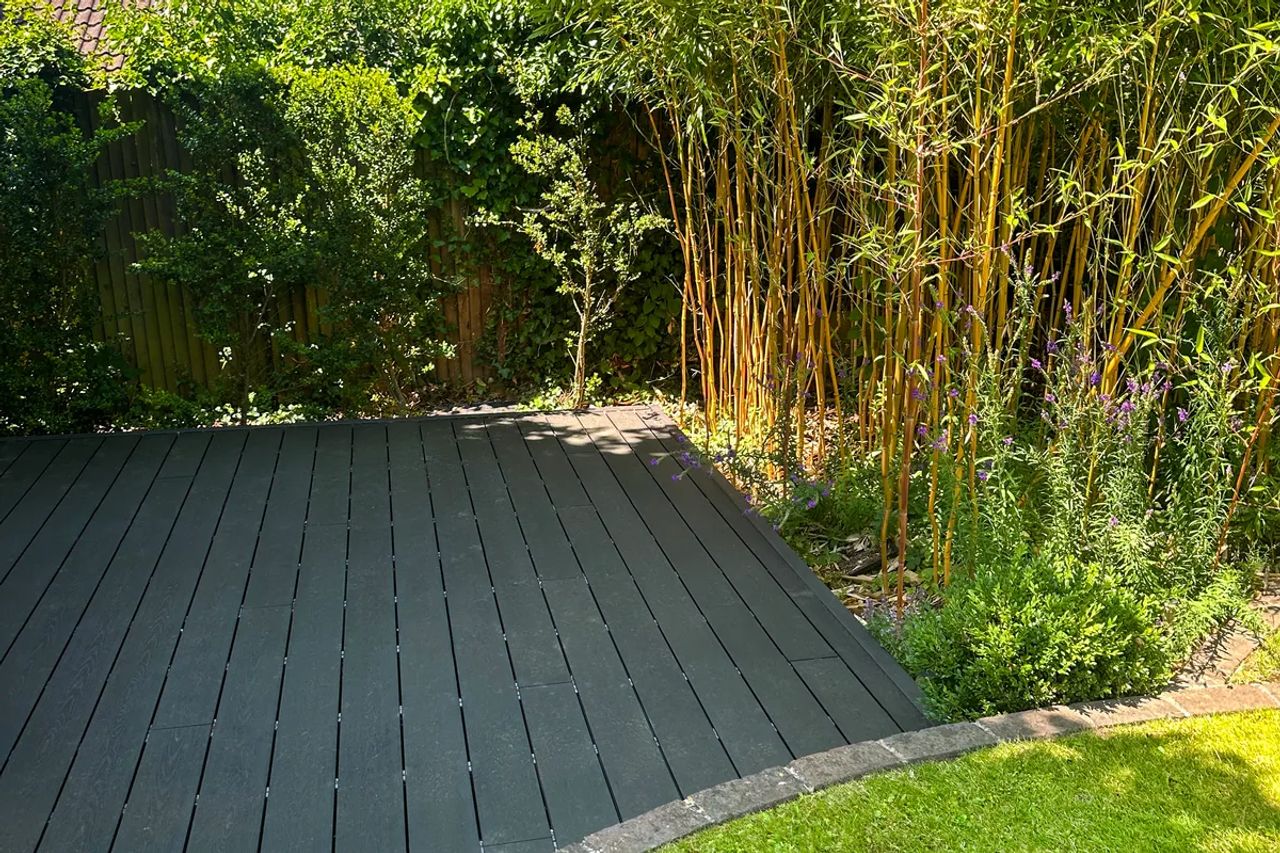 An established composite deck