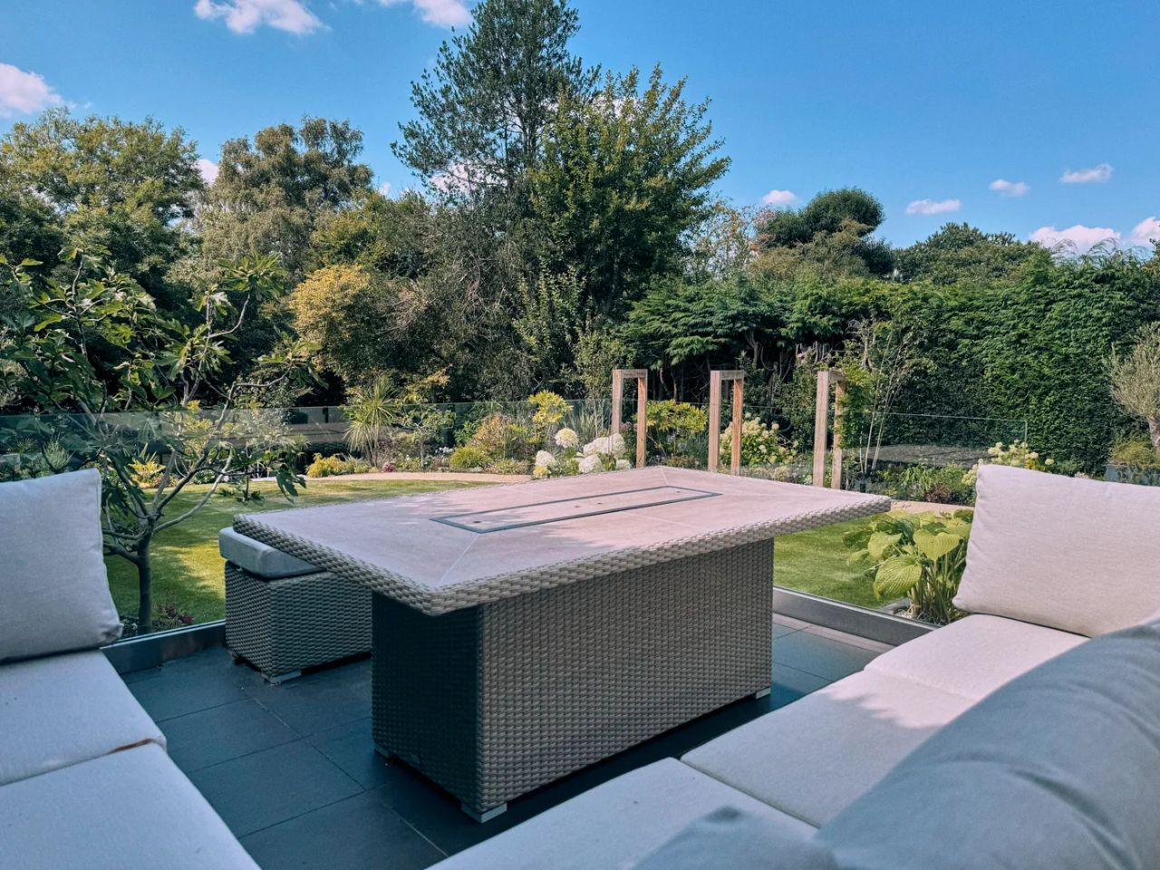 Contemporary English Tiered Garden