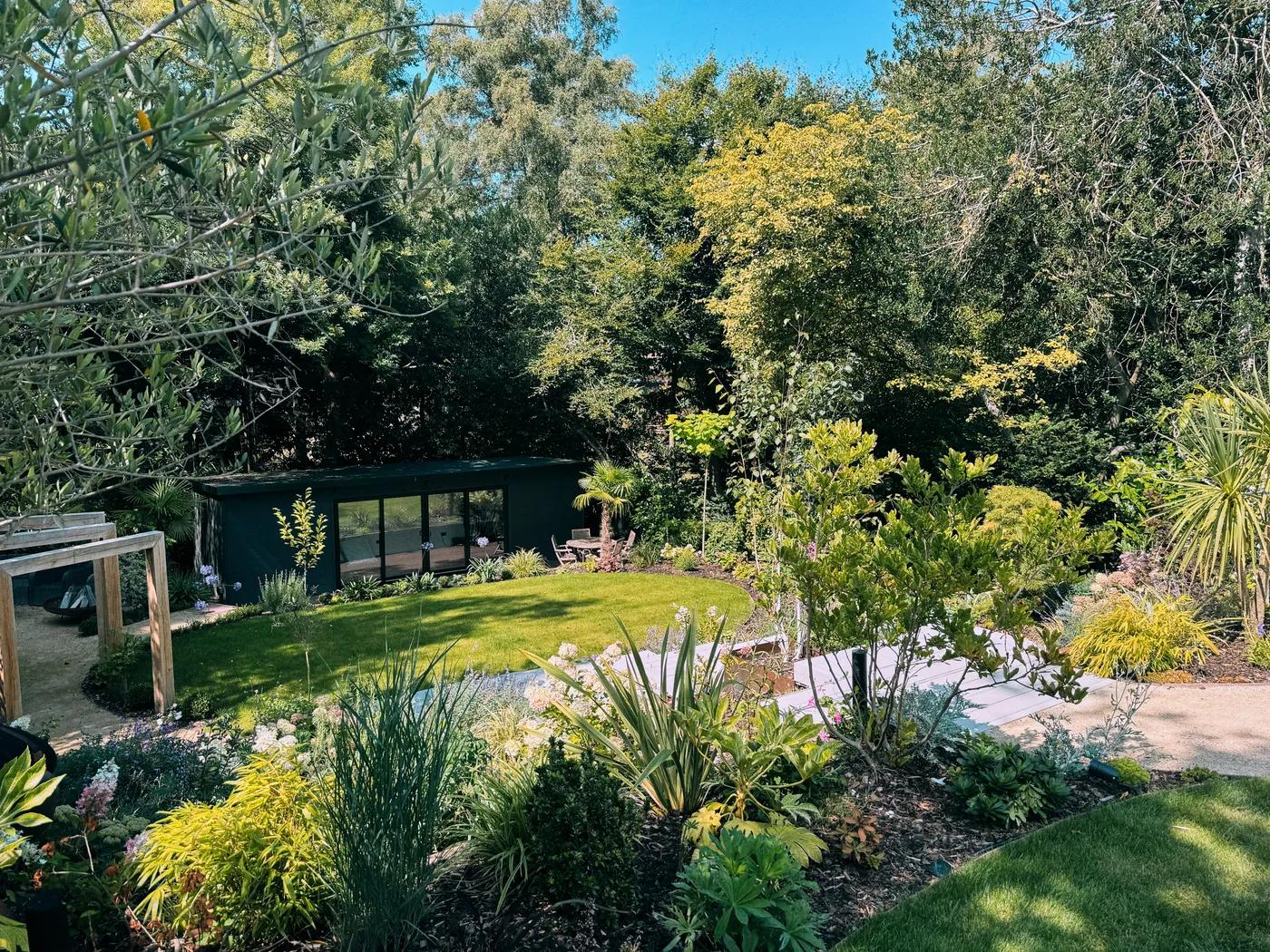Contemporary English Tiered Garden