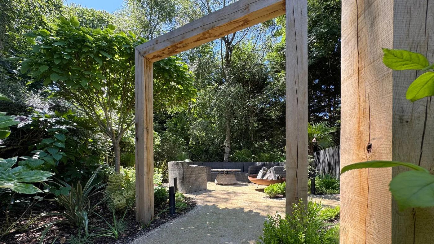 Contemporary English Tiered Garden