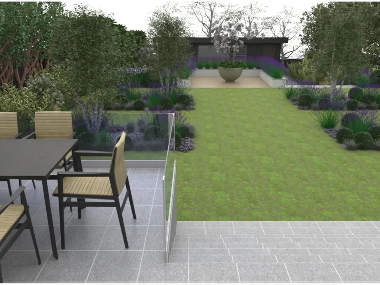 Large Sloped Garden