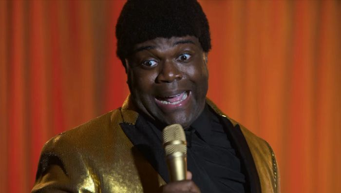 Okay, he's being shy. Everybody clap, so he's gotta come up. See, they're clapping. You got to come. Gotta come up. Hurry up