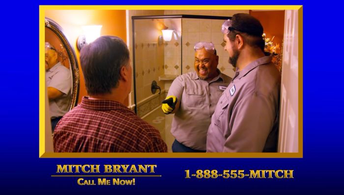 Then they go in there together, and you hear a bunch of scrounging around, and then you hear a bunch of yelling, and one of