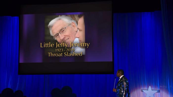 Little Jeffy Jeremy, 96, throat slashed.