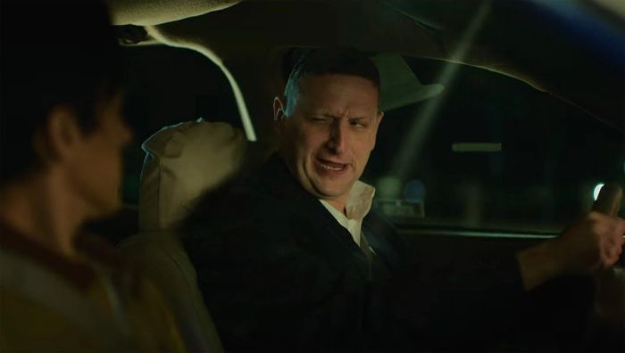 The hat and the cigar. You're driving with the Driving Crooner, baby.