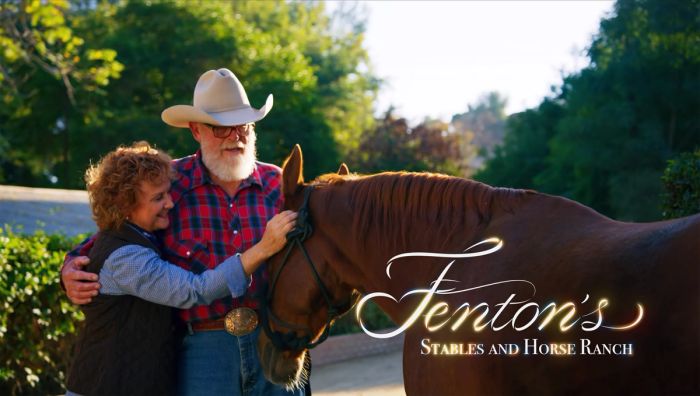Fenton's Stables and Horse Ranch where you're the one that's hung