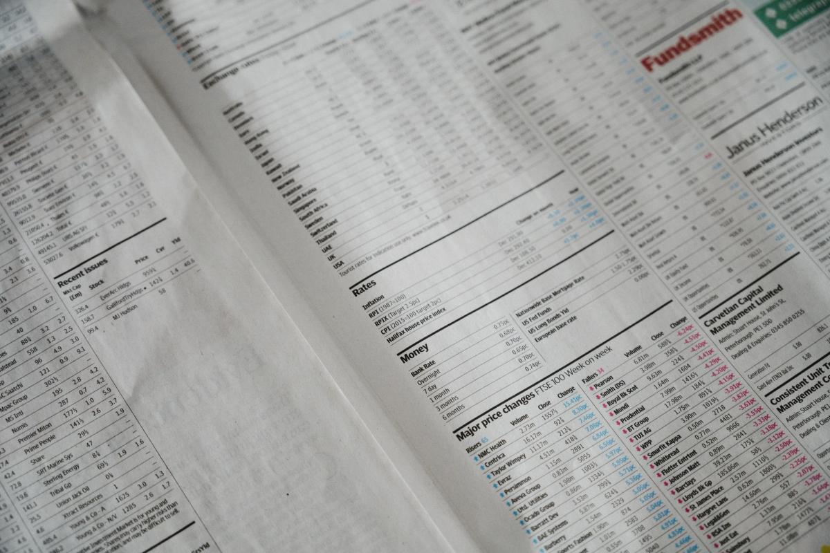 data in tables