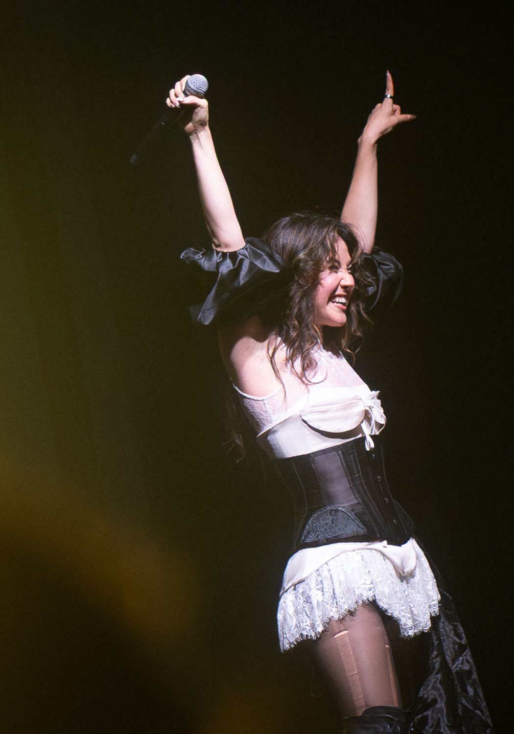 Emei at the Danforth Music Hall 2026: opera masks, a sit-down "Dear Emily" and a song for Nai Nai