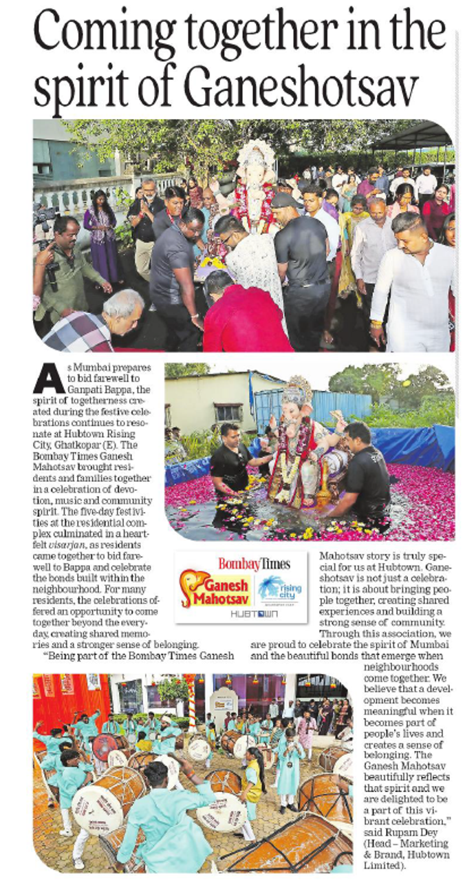 Coming together in the spirit of Ganeshotsav