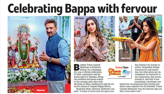 Celebrating Bappa with fervor