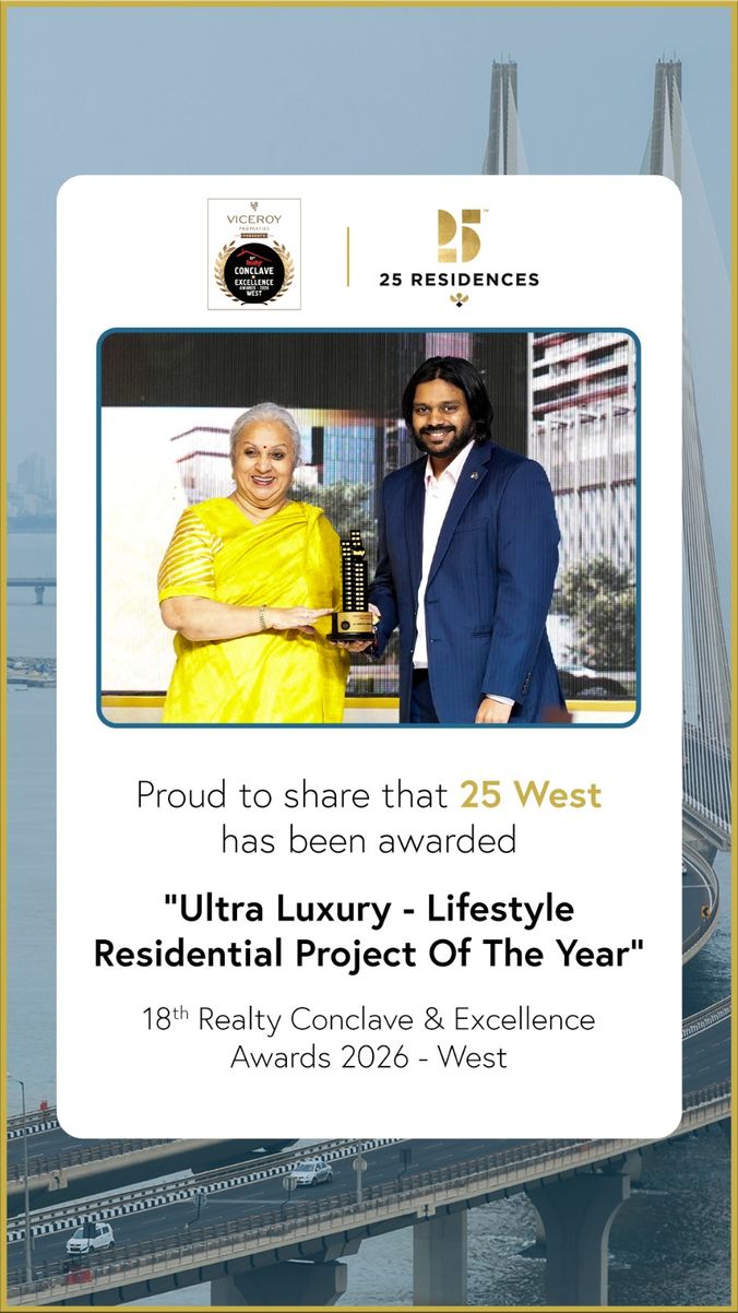 25 West awarded as the Ultra Luxury Lifestyle Residential Project of the Year 2026 