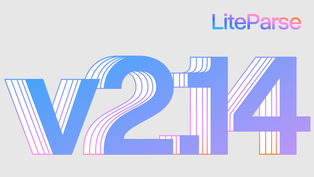LiteParse Updates: September 2026