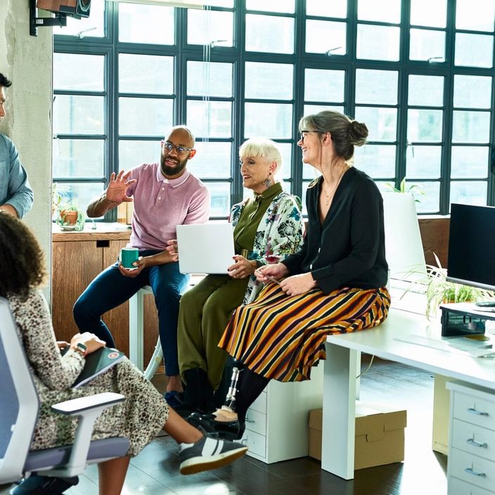 Mix of training, working sessions, content reviews, hot seats, and strategy/implementation.