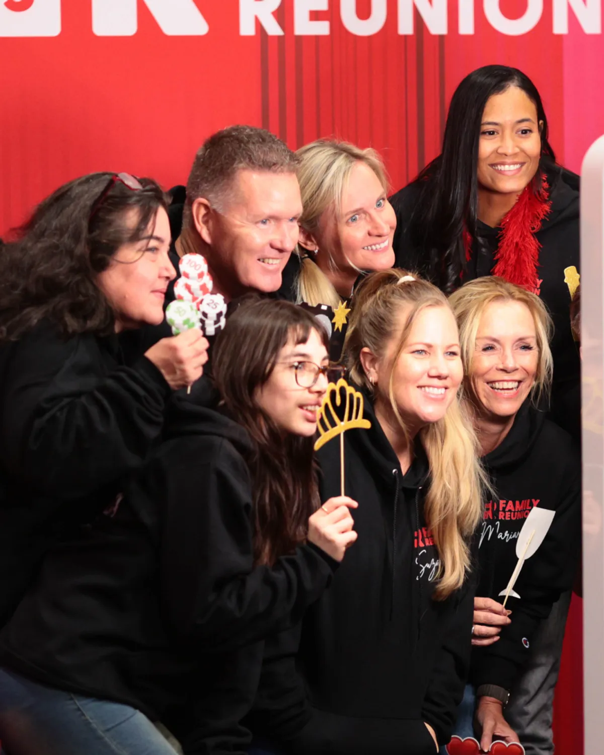 FR attendees using the on-site photo booth for social posts