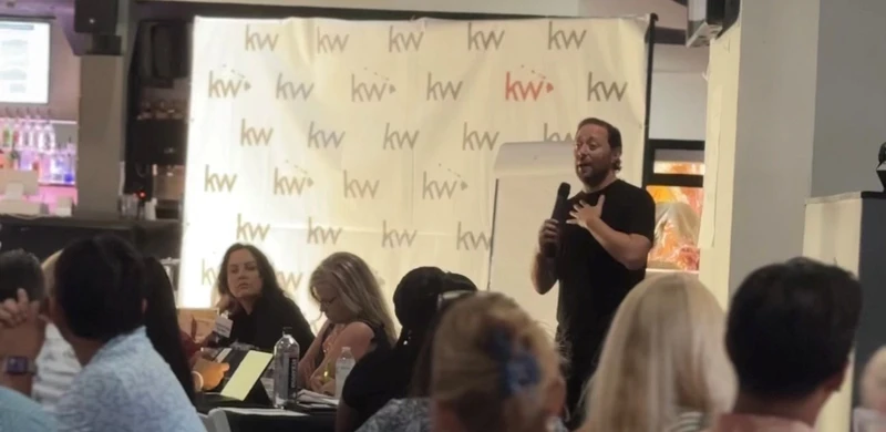 Jason Abrams speaking at an event