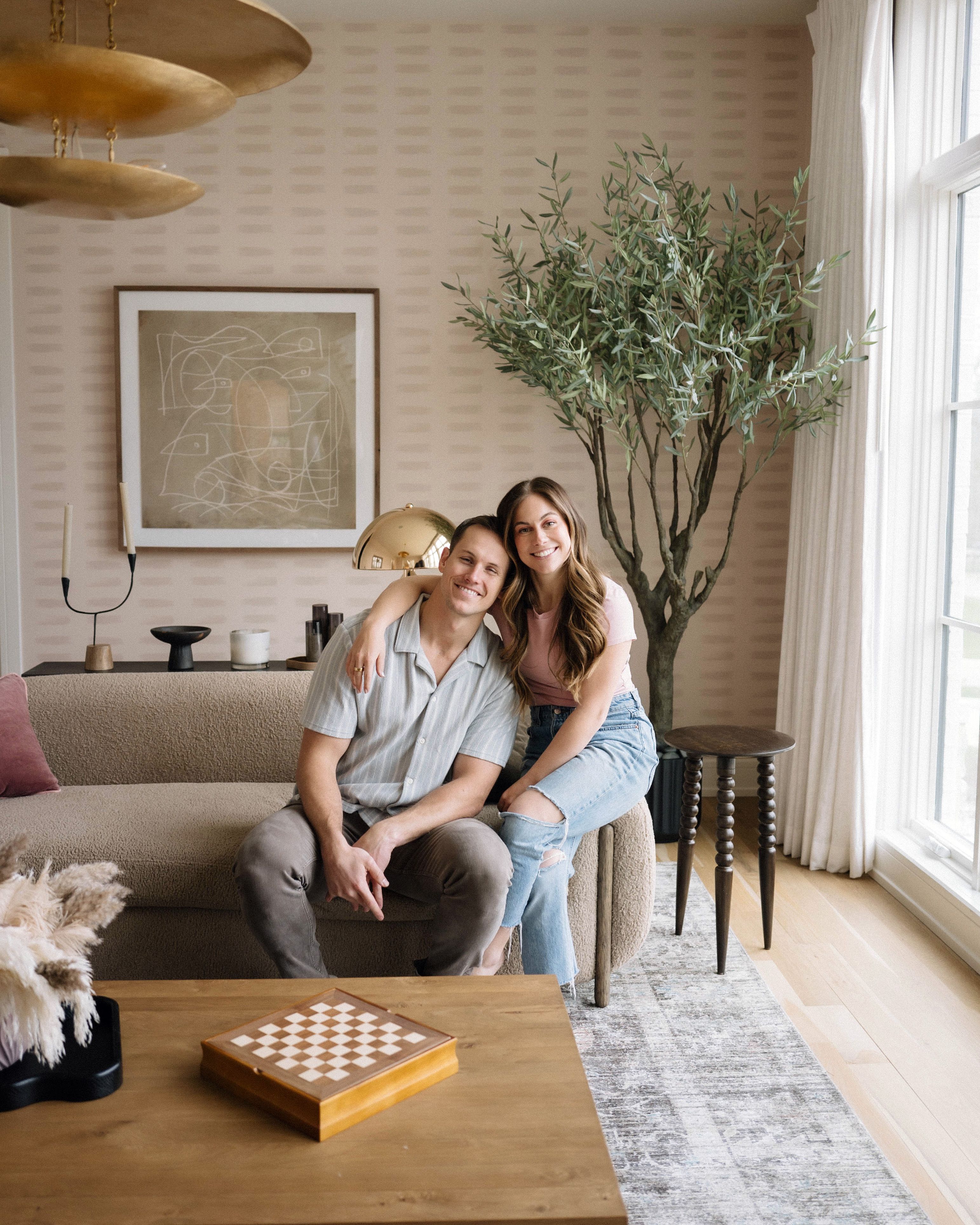 Shawn Johnson East and Andrew East