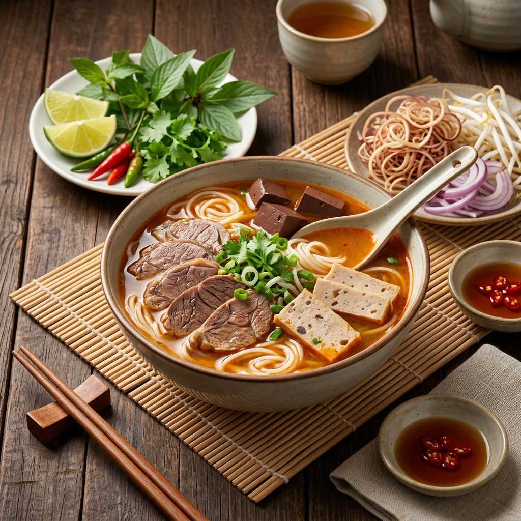 Spicy Beef Noodle Soup
