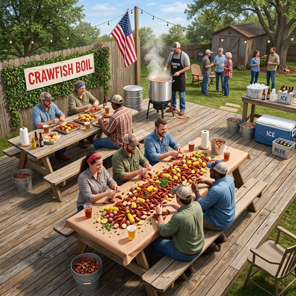 Cajun Crawfish Boil
