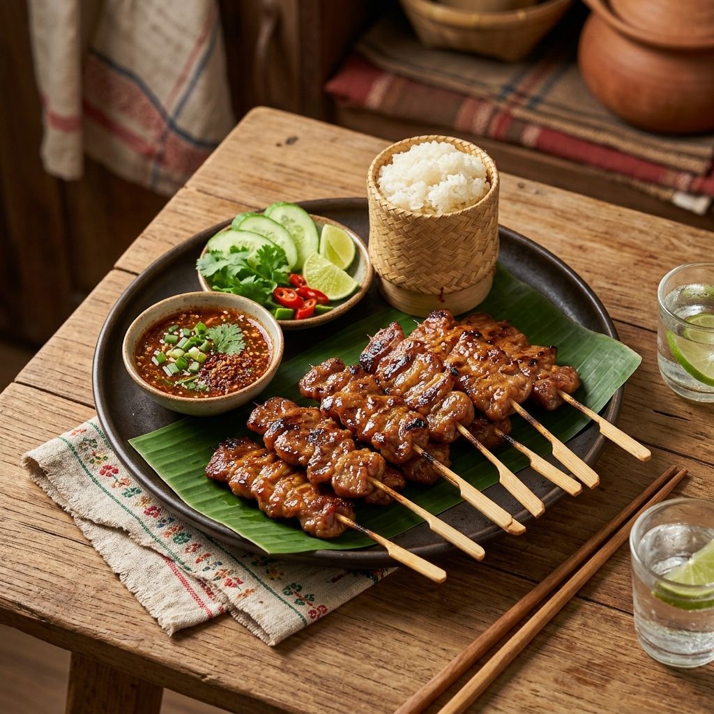 Grilled Pork Skewers