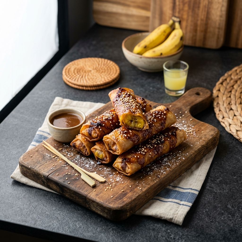 Caramelized Banana Roll