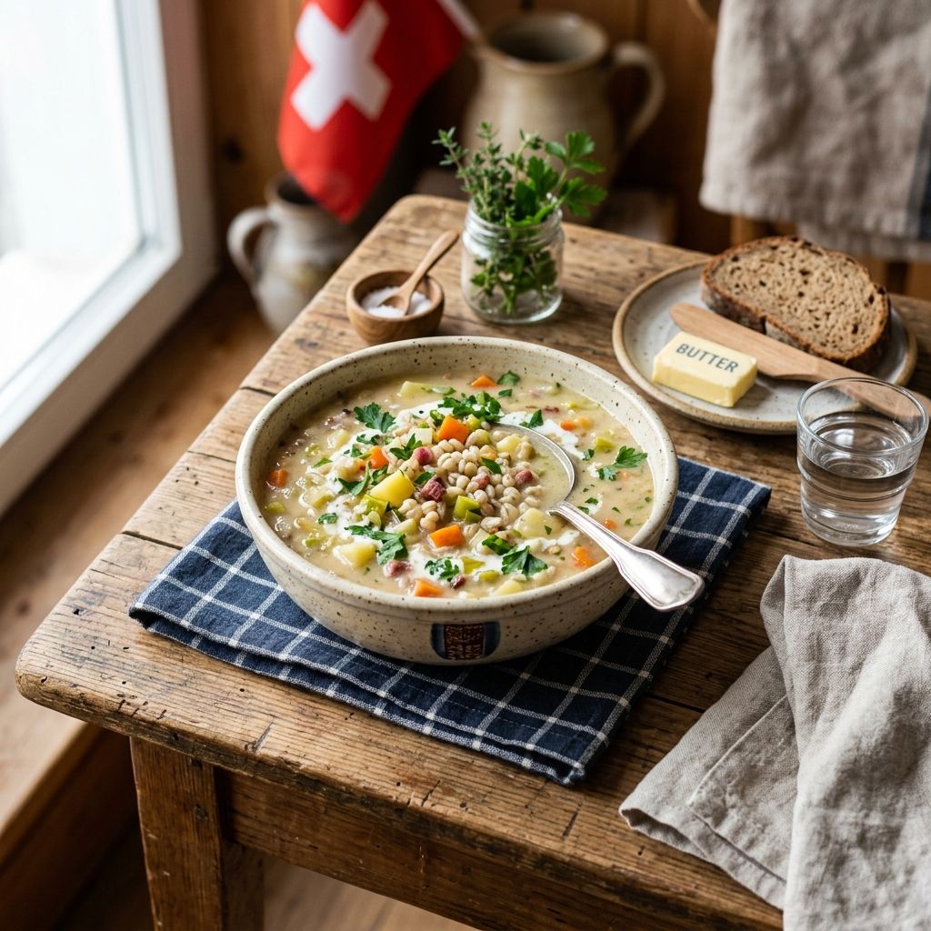 Bündner Barley Soup
