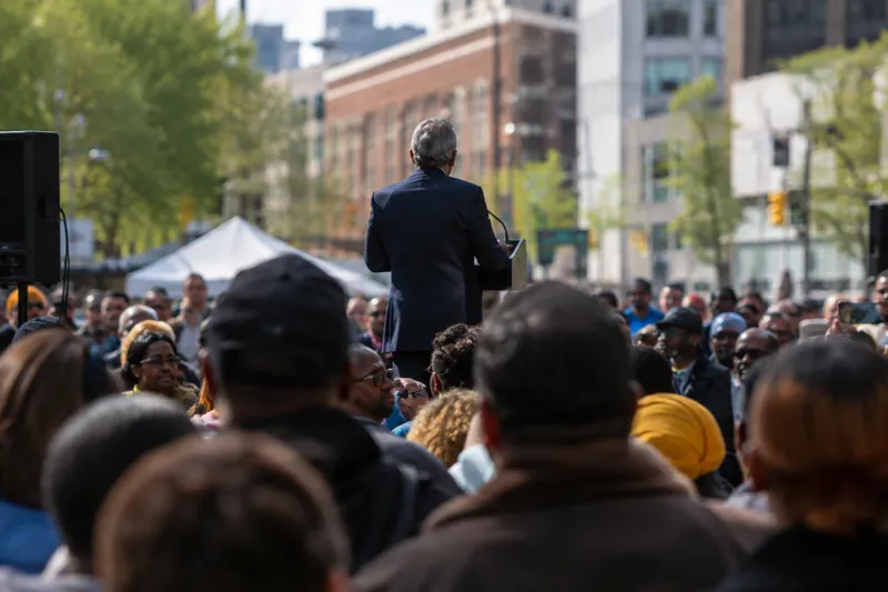 At 72, Sharpton's Harlem Rally Still Pulls Every Power Broker In New York