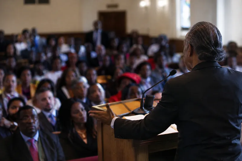 At 72, Sharpton's Harlem Pulpit Still Pulls the Powerful Uptown