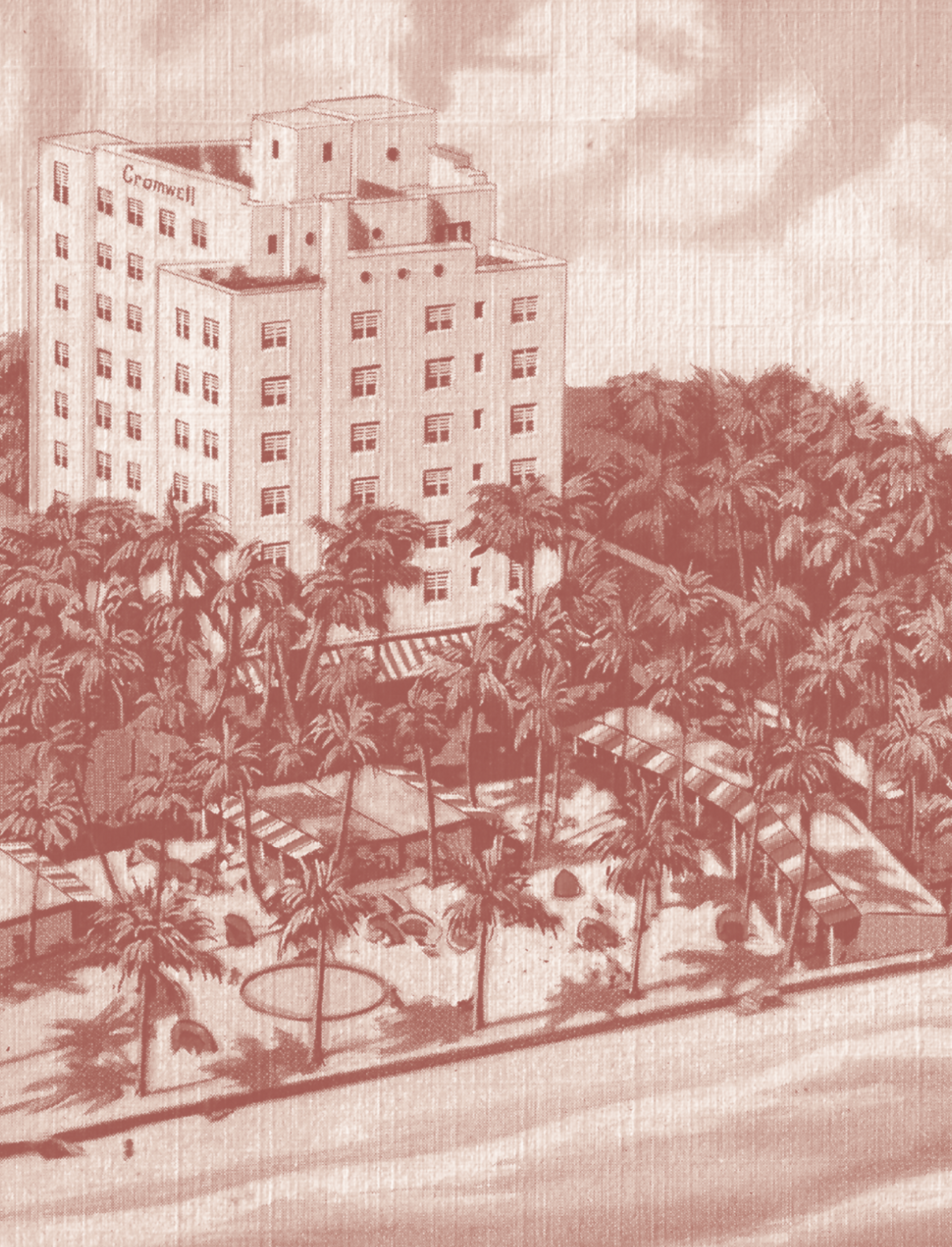 Archival drawing of the original Cromwell.