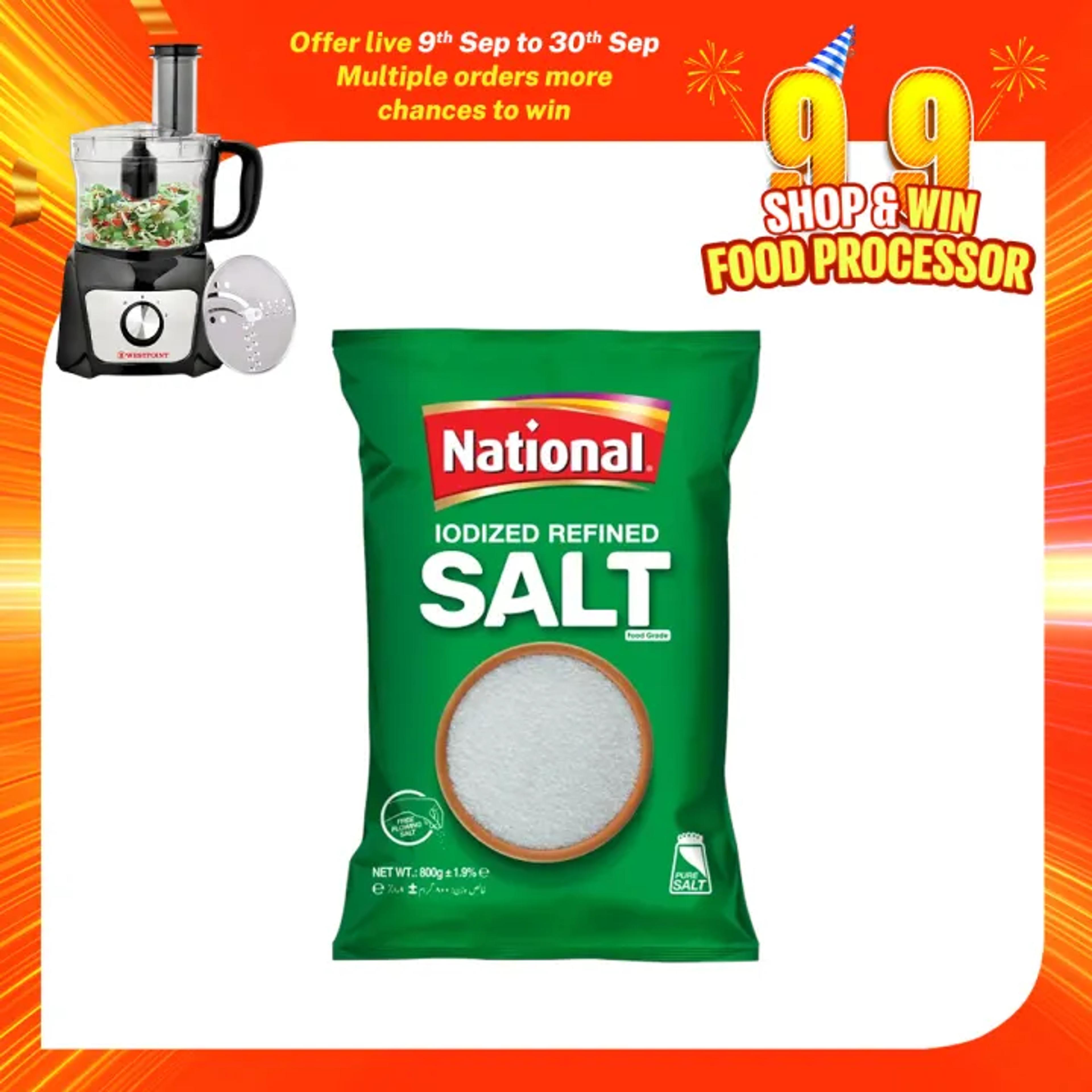 National Iodized Salt 800g image 1