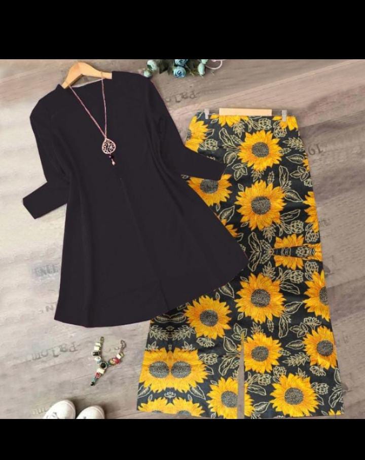 1 Set Tracksuit Set Home Women Summer Blouse Trousers Loose Lady Summer Suit Casual Tee Shirt Long Pants Women Clothing - Image 1